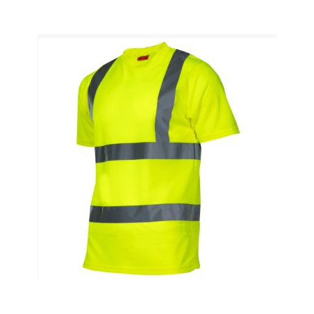 UBRANIE T-SHIRT OSTRZEGAWCZA, ŻÓŁTA ''XL'' LAHTI